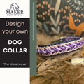 Custom Waterwave dog collar - The Maker Barn Studio