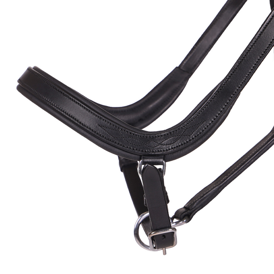 QHP Salerno Anatomic Halter Black - The Maker Barn Studio