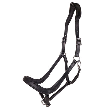 QHP Salerno Anatomic Halter Black - Sagebrush Tack