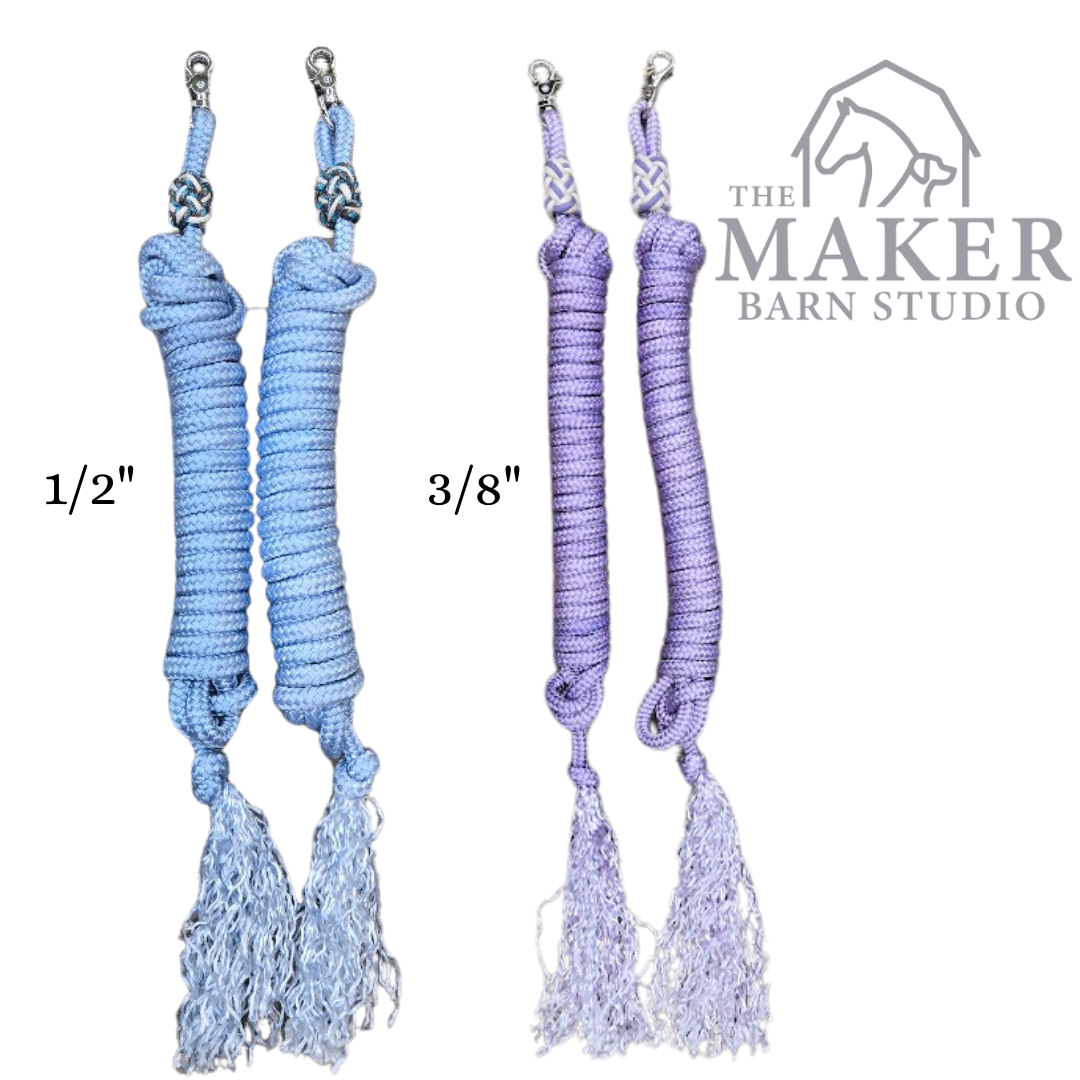 3/8" Hand-dyed double braid yacht rope - Sagebrush Tack