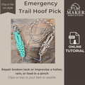 DIY Emergency Trail Hoof Pick PDF | Online Tutorial - The Maker Barn Studio