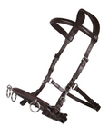 QHP Leather Lunging Cavesson - Sagebrush Tack