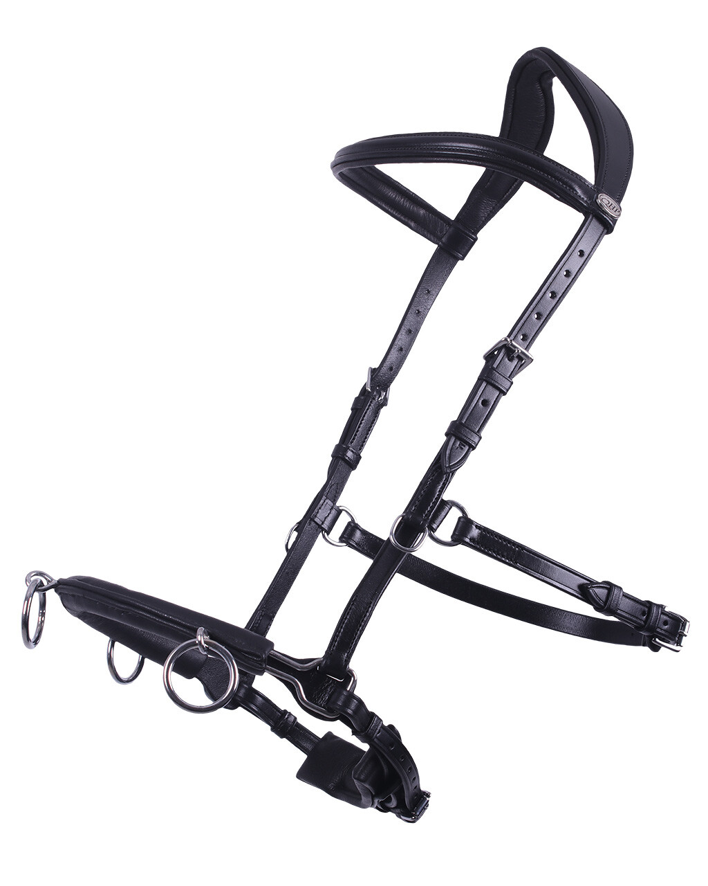 QHP Leather Lunging Cavesson - Sagebrush Tack