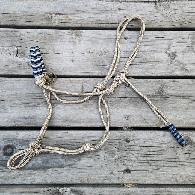 Custom bitless bridle/ halter combo - The Maker Barn Studio