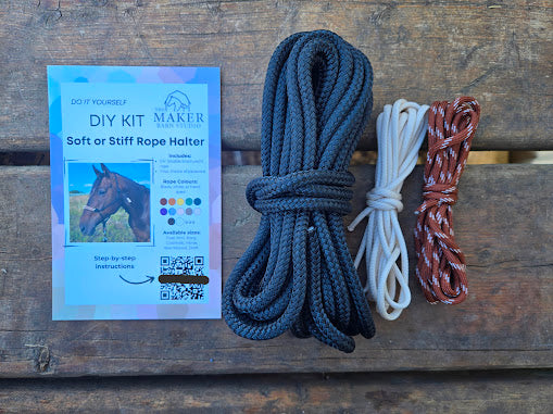 DIY Soft Rope Halter with Step-by-step Instructions - The Maker Barn Studio