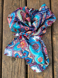 Turquoise Bazaar – Large Western Wild Rag (35
