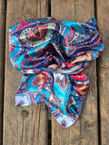 Turquoise Bazaar – Large Western Wild Rag (35