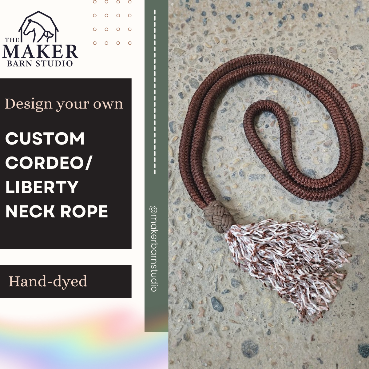 Custom liberty neck rope/ cordeo - Sagebrush Tack