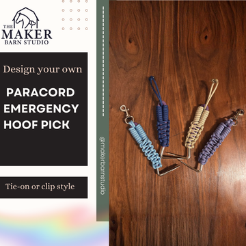 Custom emergency trail hoof pick - The Maker Barn Studio