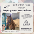 DIY Rope Halter Instructions PDF | Soft or Stiff Halter Online Tutorial - Sagebrush Tack