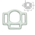3 Sided Halter Square - Chrome Plated