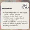 DIY Rope Halter Instructions PDF | Soft or Stiff Halter Online Tutorial - Sagebrush Tack