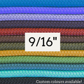 Hand-dyed double braid yacht rope