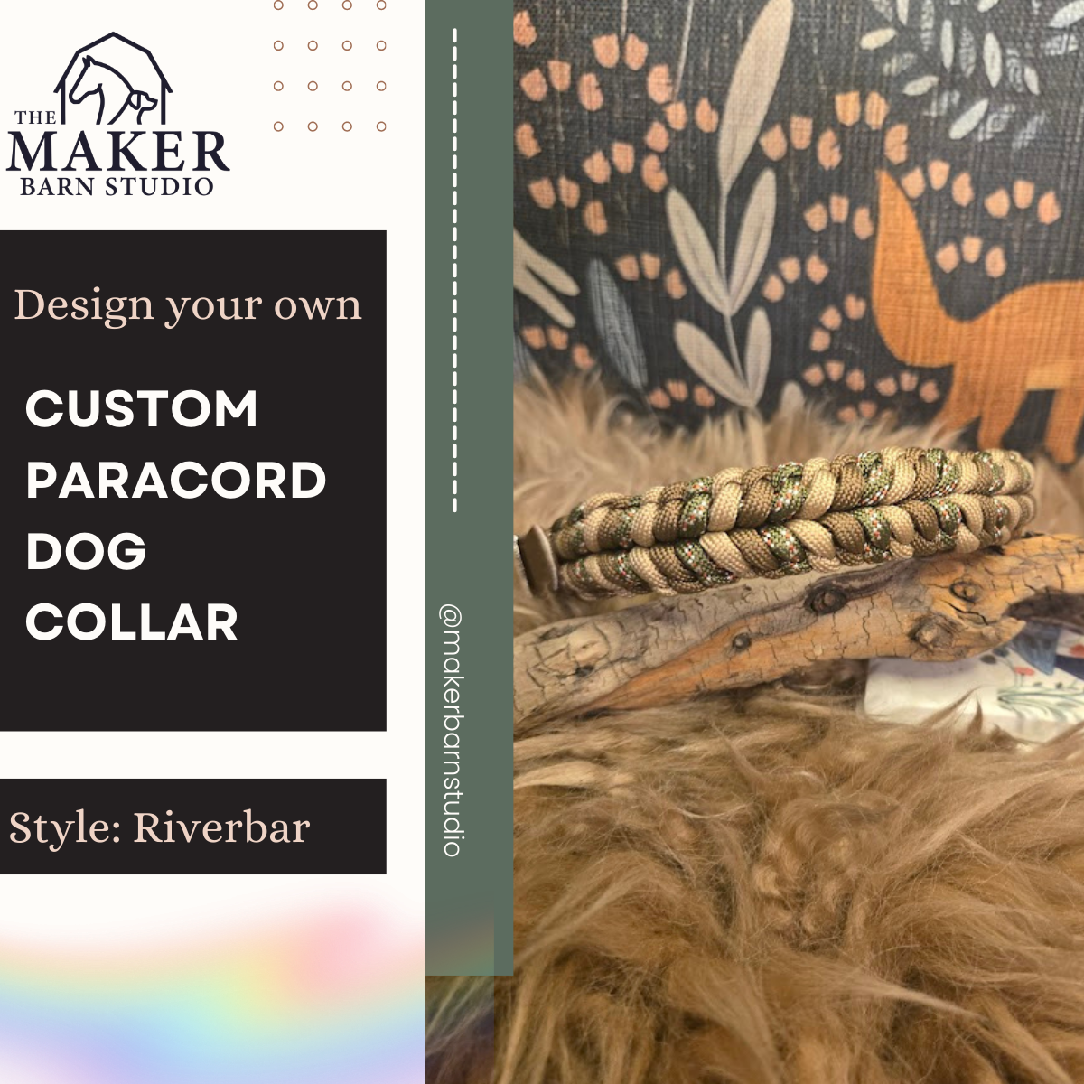 Custom Riverbar collar - The Maker Barn Studio