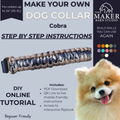DIY Cobra Braid Dog Collar Instructions PDF | Online tutorial - Sagebrush Tack
