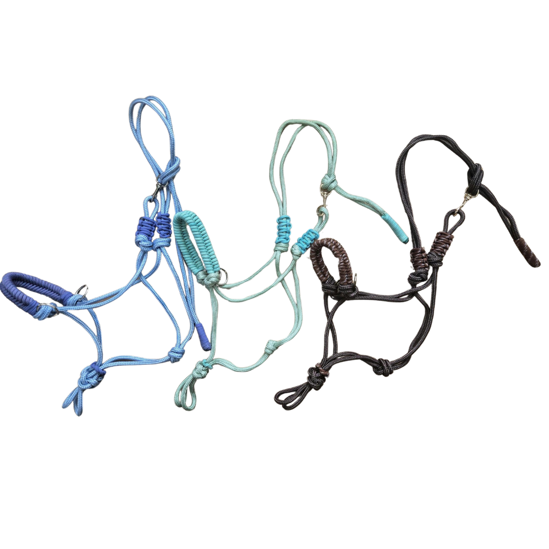 1/4" Hand-dyed semi-stiff double braid yacht rope - Sagebrush Tack