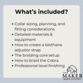 DIY Cobra Braid Dog Collar Instructions PDF | Online tutorial - Sagebrush Tack