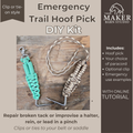 Emergency trail hoof pick DIY Kit - The Maker Barn Studio