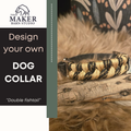 Design your own braided paracord fishtail dog or cat collar