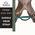 Paracord braided grab or wither strap, custom colours