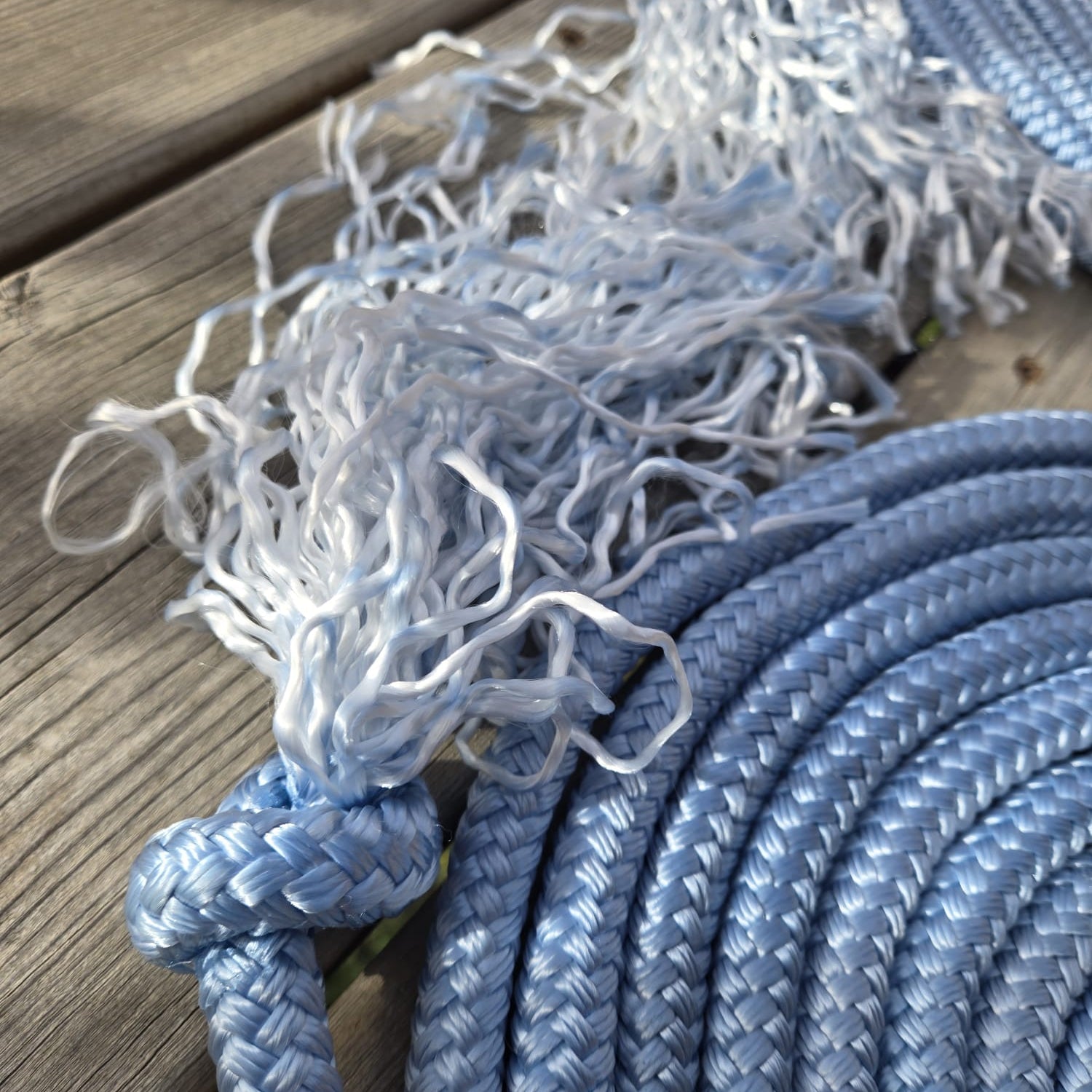 1/2" Hand-dyed double braid yacht rope - The Maker Barn Studio
