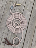 Hand-dyed double braid yacht rope