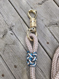 Hand-dyed double braid yacht rope