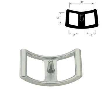 Conway buckle - Chrome Plated 20 or 25mm