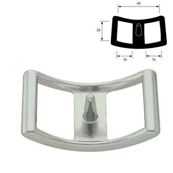 Conway buckle - Chrome Plated 20 or 25mm