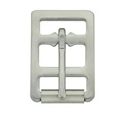 Flat Girth Buckle - Chrome Plated