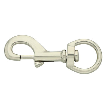 Heavy bolt snap Horse - Nickel Plated