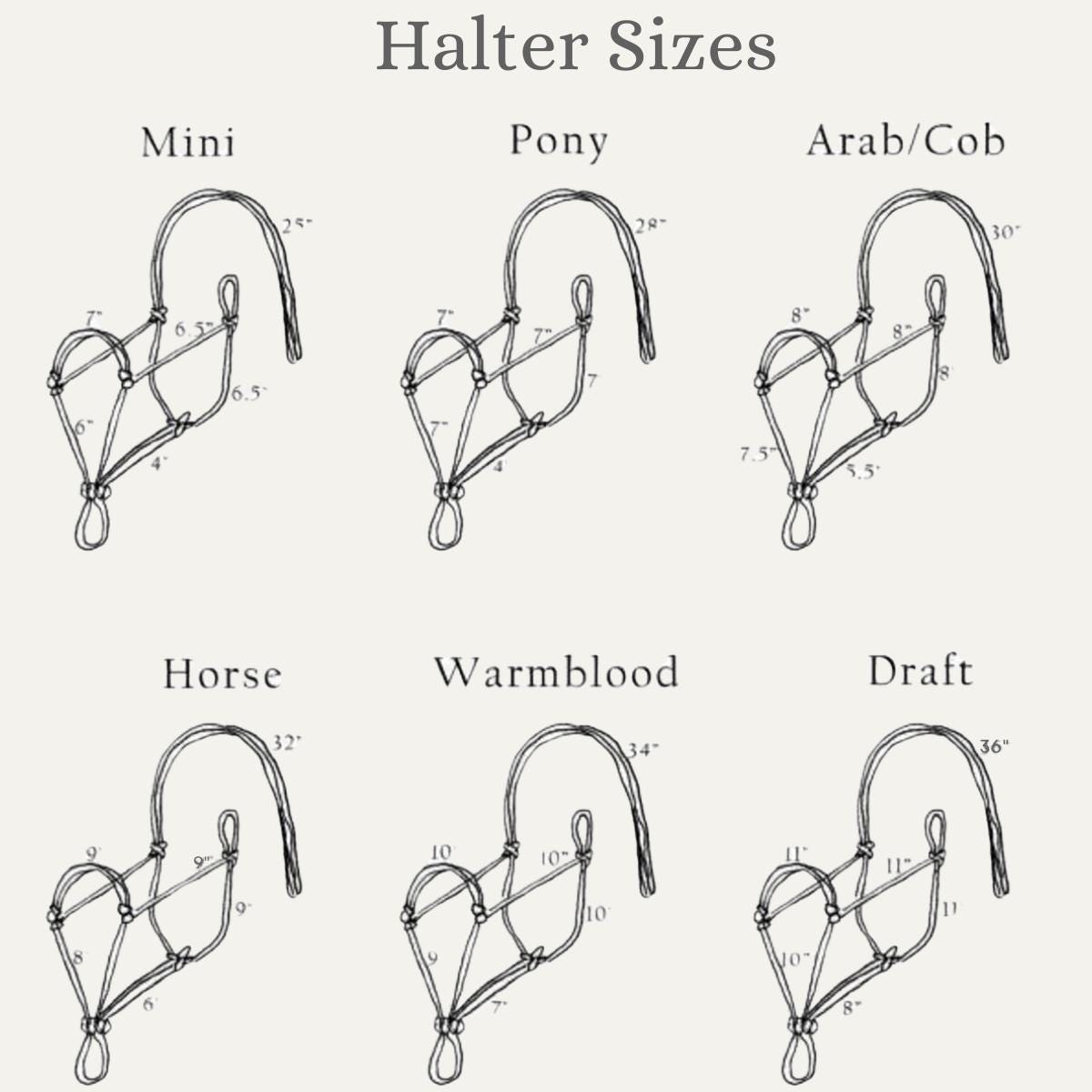 SB DIY Soft Rope Halter