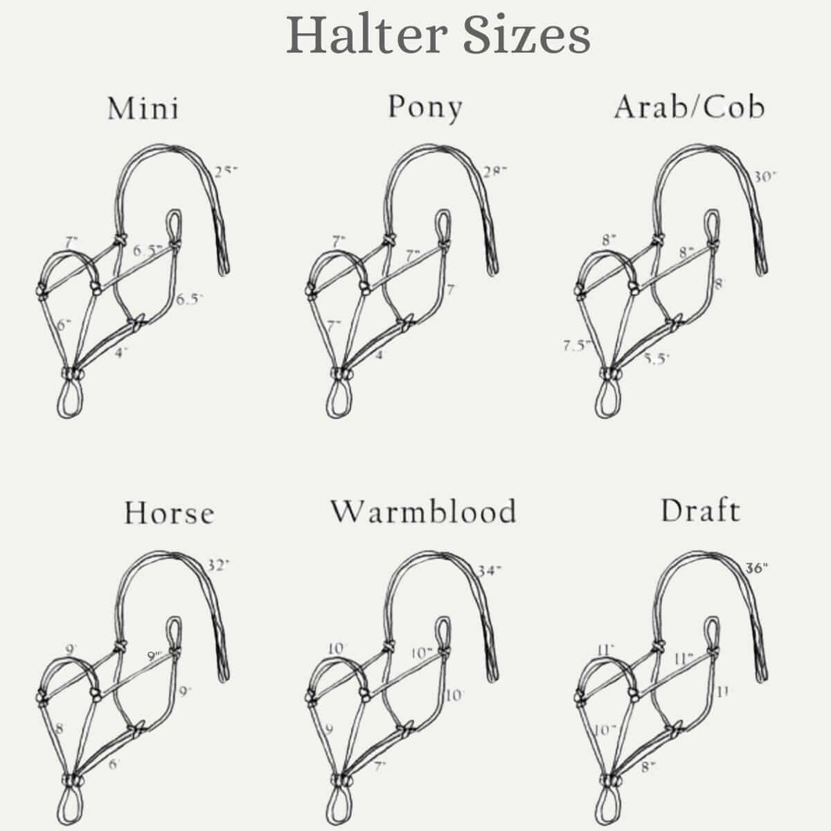 Custom rope halter and weighted lead set - The Maker Barn Studio